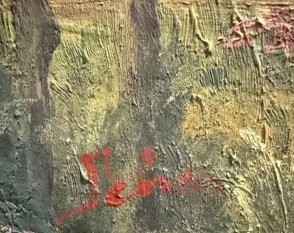 Pintura paisajística sobre fibra - imagen 2