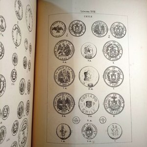 Monedas y Medallas Hispano-Americanas. Láminas. Por José Toribio Medina (1891) - imagen 5