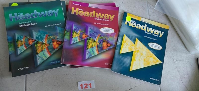 Lote de 3 Libros New Headway de Inglés por Liz y John Soars (Oxford)