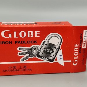 Candado Globe de Hierro, 50mm, con 3 Llaves - imagen 3