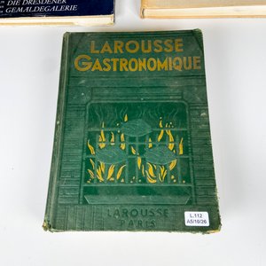 Tres Libros Antiguos: Larousse Gastronomique y Catálogo de Galería de Dresde - imagen 5