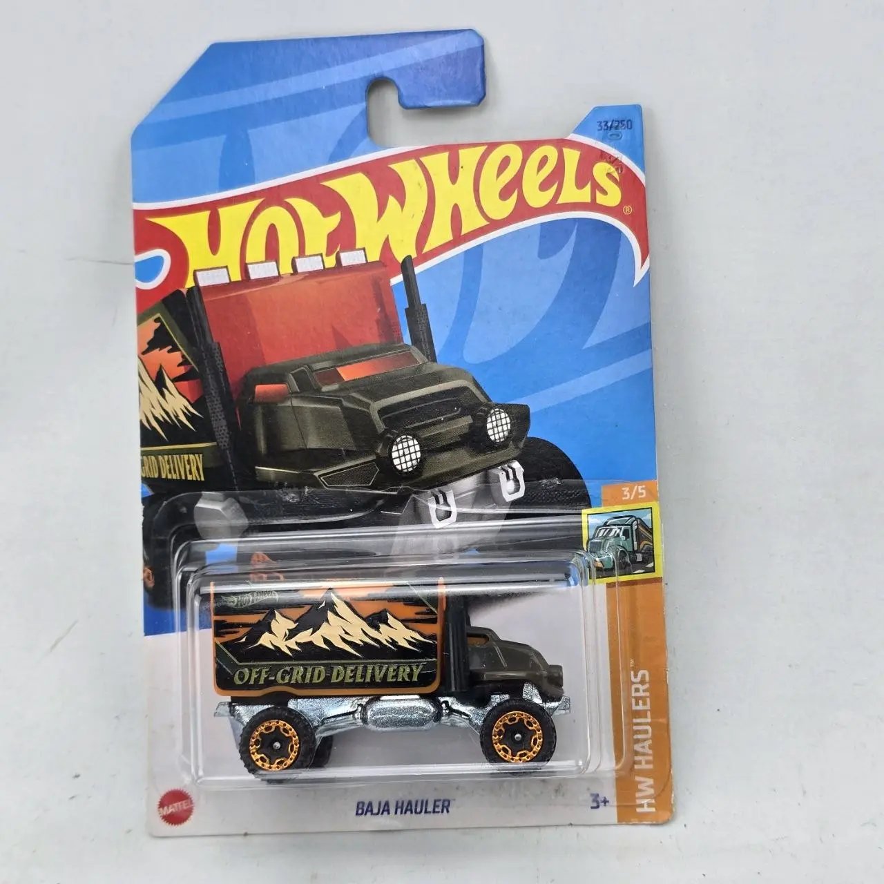 Hot Wheels Baja Hauler "Off-Grid Delivery" Camión de Juguete