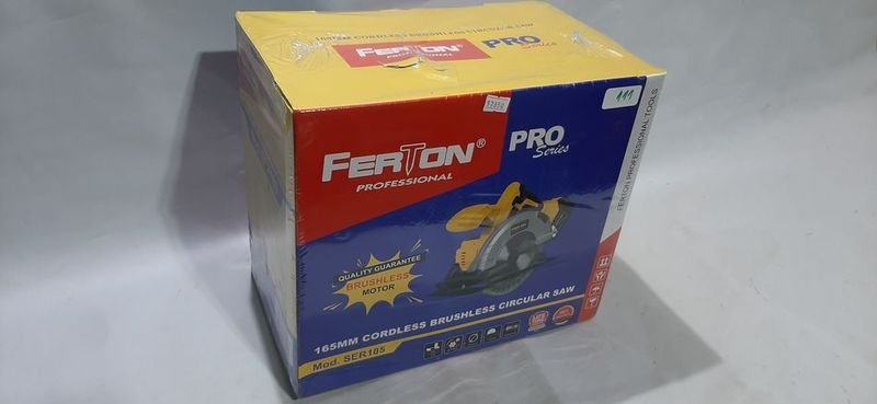 Sierra Circular Inalámbrica Recargable Ferton Pro Series 165mm