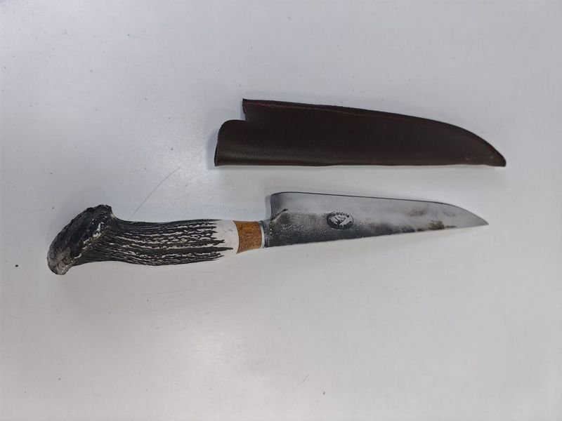 Cuchillo Criollo Excelene Acero con mango de madera - imagen 7