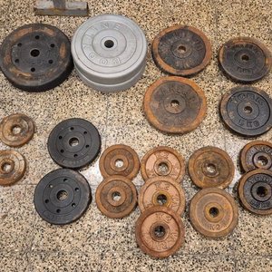 Banco de Musculación con Barra, Mancuernas y Discos de Pesas - imagen 8