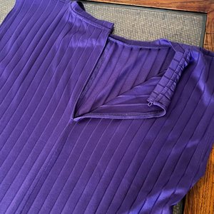Mono Largo Violeta Talle M de Jersey con Cierre - imagen 2