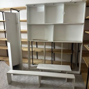 Estantería Blanca Modular con Reparticiones y Tablas - imagen 4