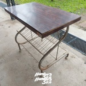 Mesita Auxiliar Metálica con Tapa de Cármica - imagen 4
