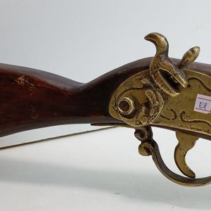 Réplica de Trabuco Estilo S. XVIII/XIX en Madera y Bronce - imagen 4