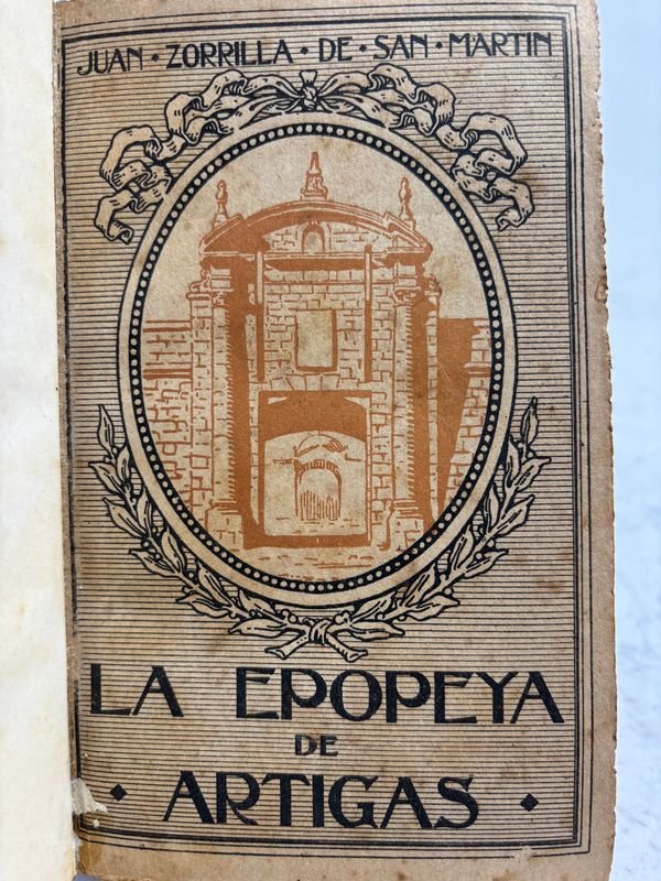 Libros antiguos de la etopeya de Artigas por Zorrilla de San Martin - imagen 4