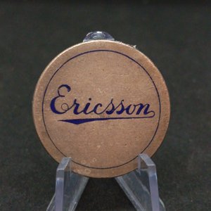 Medalla Ericsson con Dial Giratorio de Teléfono - Cobre Plateado - imagen 3