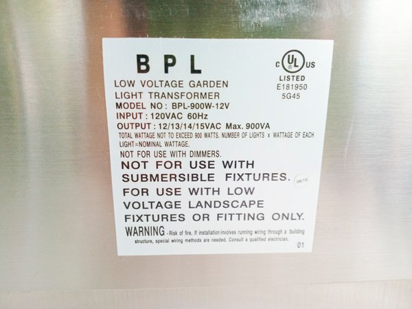 Transformador modelo BPL 900 w - 12 volt, 110 V - 12,13,14,15 volt - imagen 3