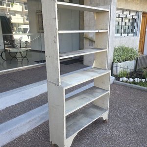 Estantería Antigua de Madera Pintada - imagen 2