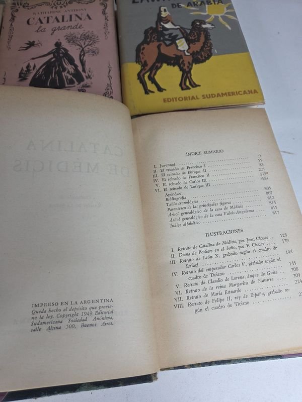 Colección de 12 antiguos libros editorial Sudamericana sobre personajes de la historia - imagen 10