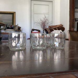 Juego de 6 Vasos de Vidrio con Cortes Geométricos - imagen 9