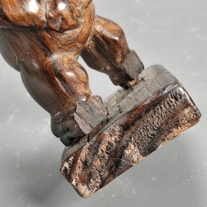 Lote de 3 Tallas de Madera con Figuras Humanas - imagen 14