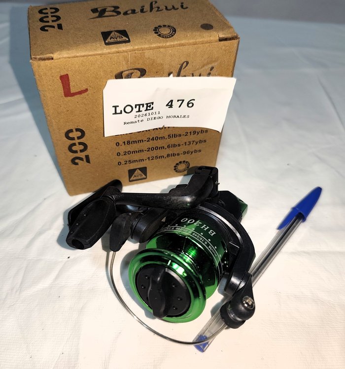 Reel Frontal Baihui TH 200 Verde Nuevo en Caja