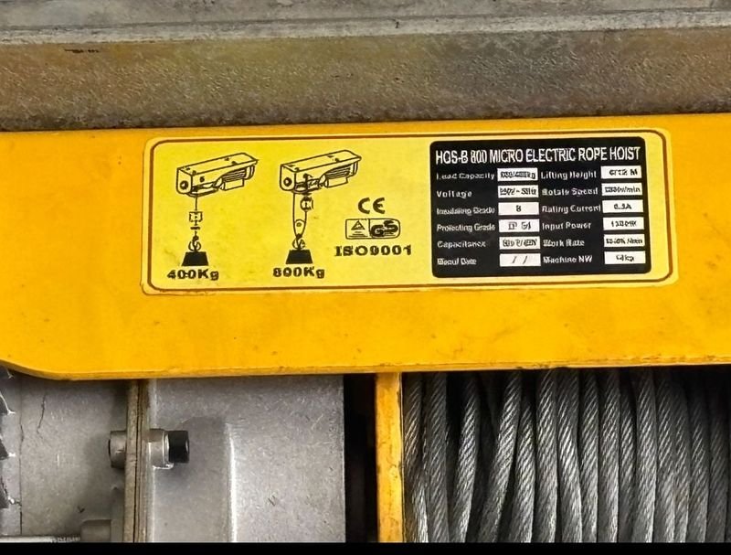 MALACATE Y ESTRUCTURA DE HIERRO PARA LIFTING - imagen 4