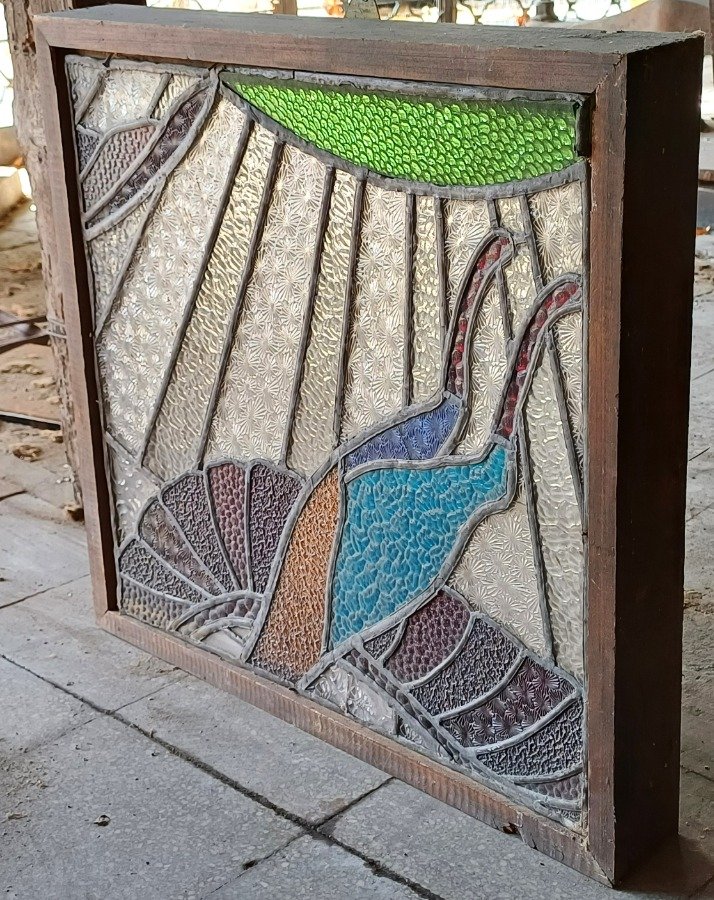 Panel de vitraux enmarcado - Arte y Decoración - imagen 6