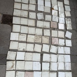 Lote de Azulejos Blancos y Crema 12x12cm - imagen 4