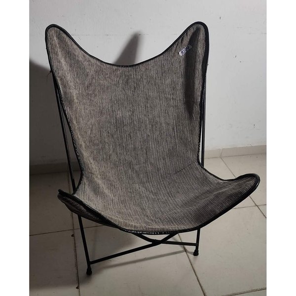 Sillón Estilo Mariposa "Africano" con Estructura Metálica