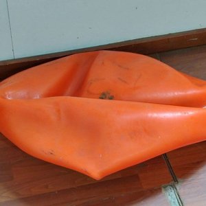 Defensa Náutica Polyform Noruega Naranja (83x83 cm) - imagen 2