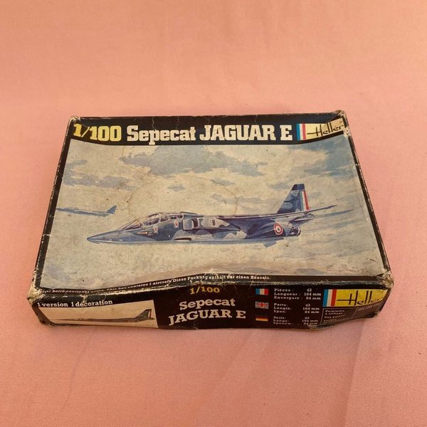 Kit de modelo a escala 1/100 del avión SEPECAT Jaguar E de Heller - imagen 2