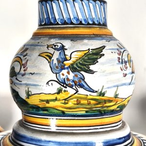 Araña de Porcelana Talavera Pintada a Mano con 4 Luces - imagen 7