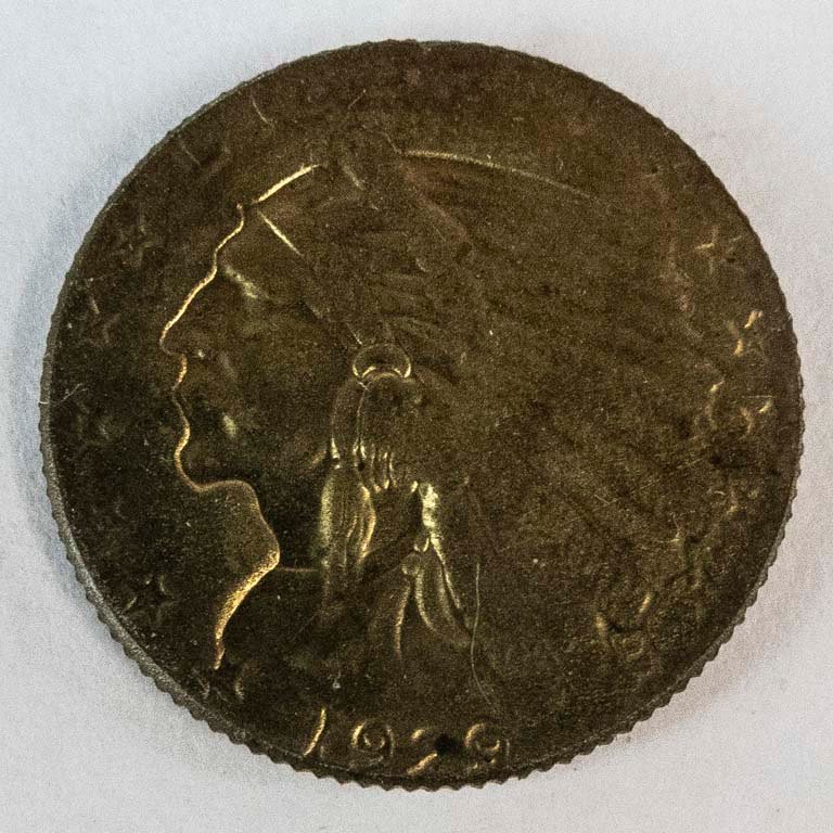 Réplica Moneda Dólares Indio y Águila de EE.UU. (1929)