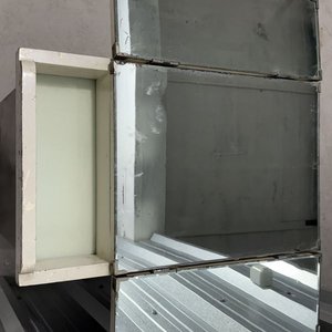Mueble Espejo de Pared para Baño con Puertas Abatibles y Repisa - imagen 4