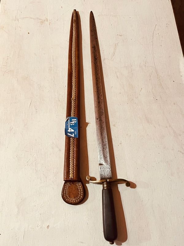Espada Facon Broqua Scholberg Montevideo Con Vaina - imagen 3