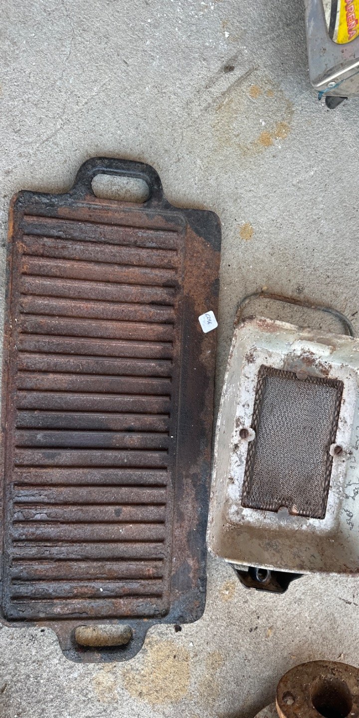 Plancha de Hierro Fundido para Parrilla y Adicional
