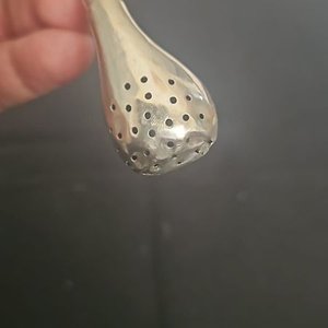 Bombilla Curva de Plata y Oro Martinez Hermano para Mate - imagen 6