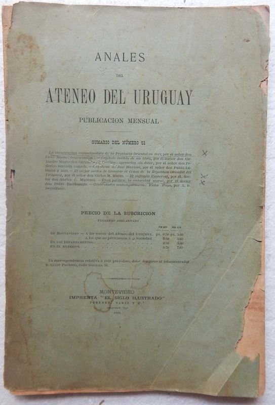 Revista Anales Del Ateneo Del Uruguay: Un artículo de interés histórico - imagen 1
