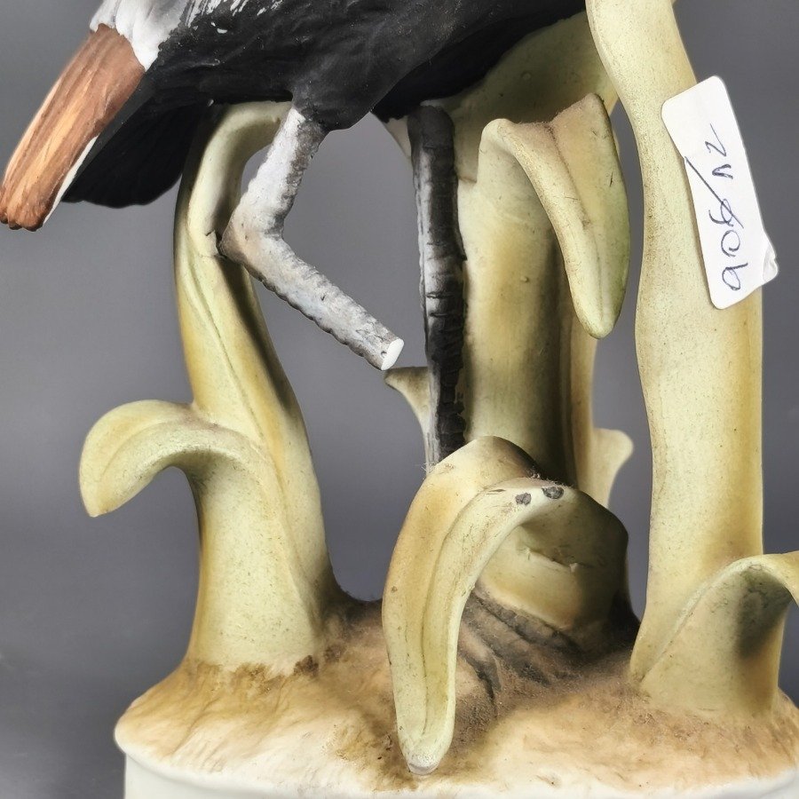 Figuras de pájaros y grullas de porcelana - imagen 11