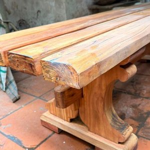 Banco de Jardín Macizo en Madera de Paraíso - imagen 3