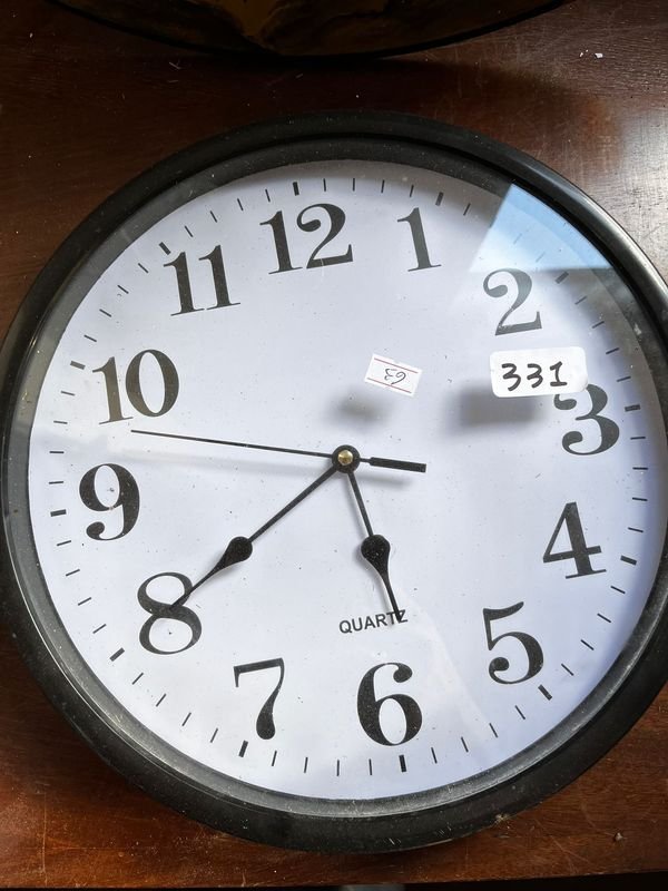 Reloj de Pared Blanco Quartz