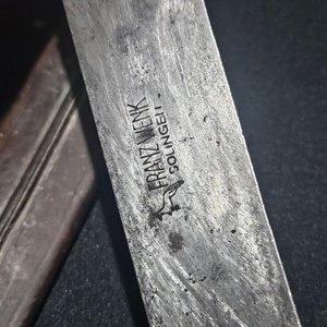 Cuchillo Franz Wenk Solingen Hoja 28.5 cm con Vaina Original - imagen 8