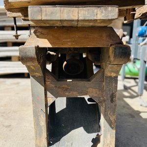 Antigua Máquina Combinada de Carpintería con Motor Funcional - imagen 6