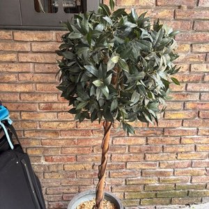 Árbol Decorativo Artificial con Maceta Gris - imagen 2