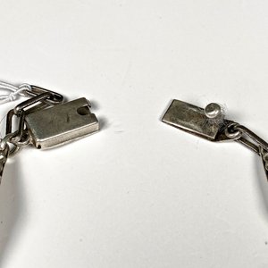 Pulsera de Plata con Turquesas y Piedras Rojas - imagen 5