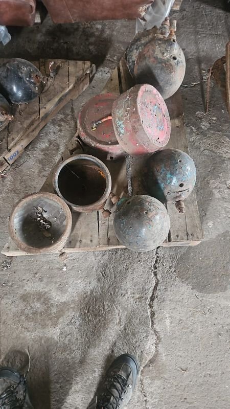Lote de Faroles Antiguos de Metal