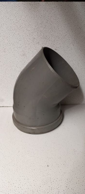 Lote siguiente: Acometida PVC en Codo 45 Gris