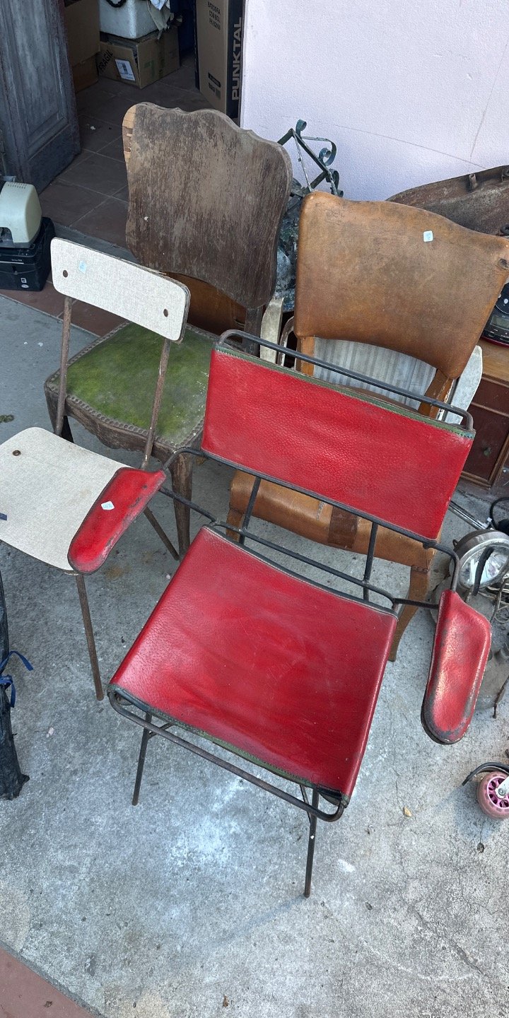 Lote de 4 Sillas Estilo Vintage