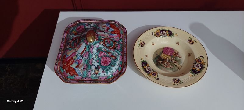 Platos decorativos y fuentes de porcelana - imagen 4