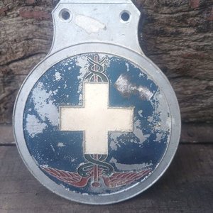 Insignia Antigua de Médico para Matrícula de Automóvil - Casa Tammaro Uruguay - imagen 1