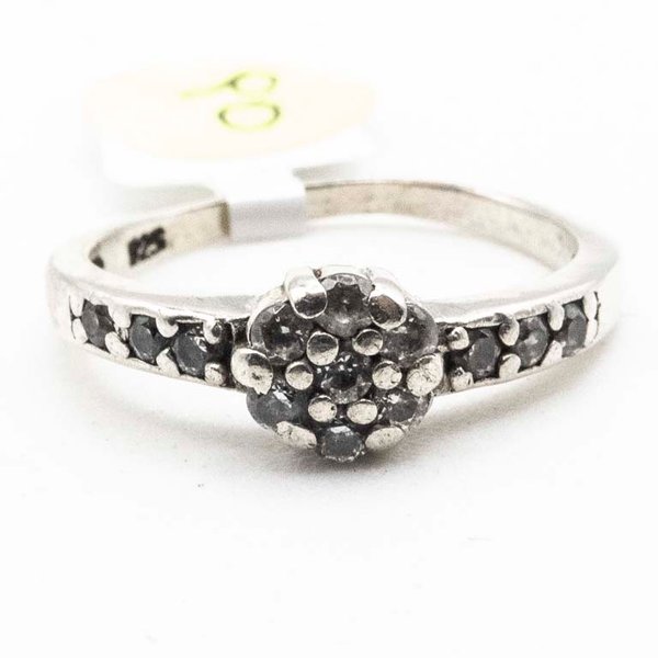 Anillo de Plata 925 con Circonias Talla 16.5 mm - imagen 1