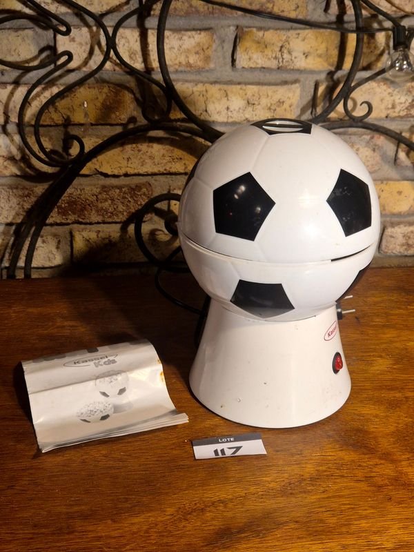 Máquina de Pochoclos Popera Kassel Kids Diseño Pelota de Fútbol