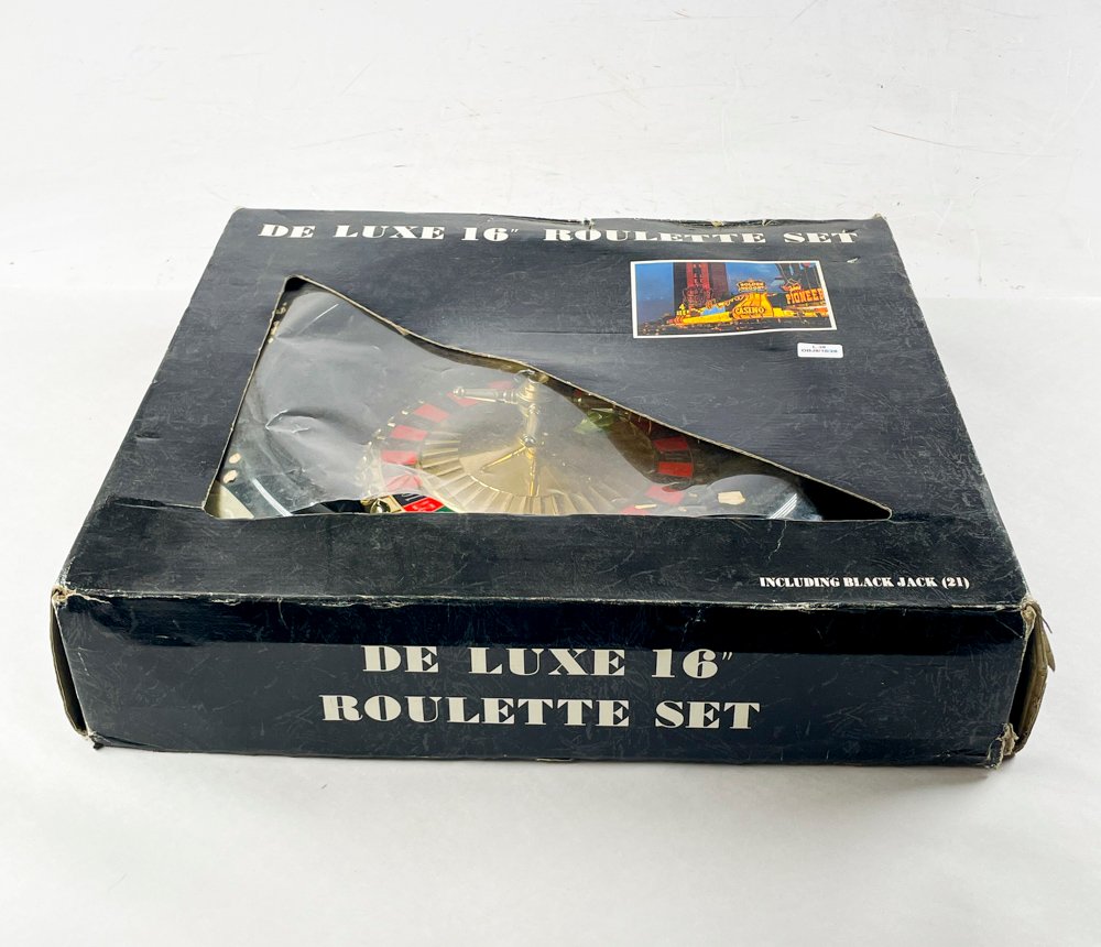 Juego de Ruleta "De Luxe 16" con Fichas y Cartas