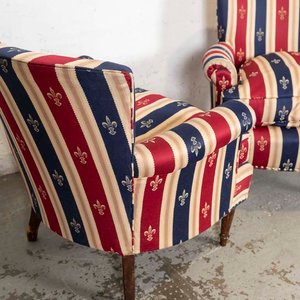 Par de Butacas Bajas Estilo Inglés con Almohadones - imagen 3